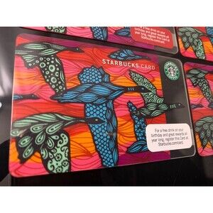Starbucks Geese Fall Migration Card 2010 011007380